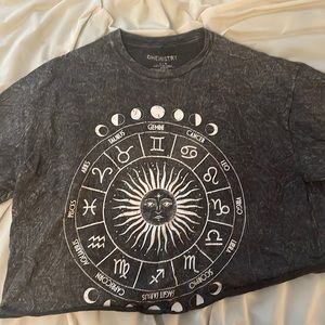 Grey cropped tee worn multiple times no stains looks new